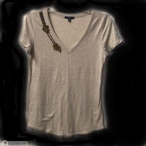 Gap t-shirt, sz. S, NWOT, embellished neckline